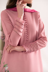 Rosaura soft pink silk lawn 3-piece suit by Jahaan, photo 5 of 7