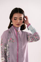 Coralina lilac silk lawn 3-piece suit by Jahaan, photo 4 of 7