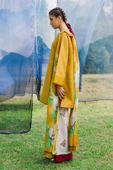 Solaris mustard raw silk 3-piece suit by Jahaan, photo 6 of 6