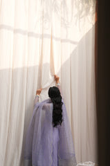 Reem purple organza 3-piece suit by Jahaan, photo 5 of 7