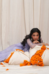 Reem purple organza 3-piece suit by Jahaan, photo 7 of 7